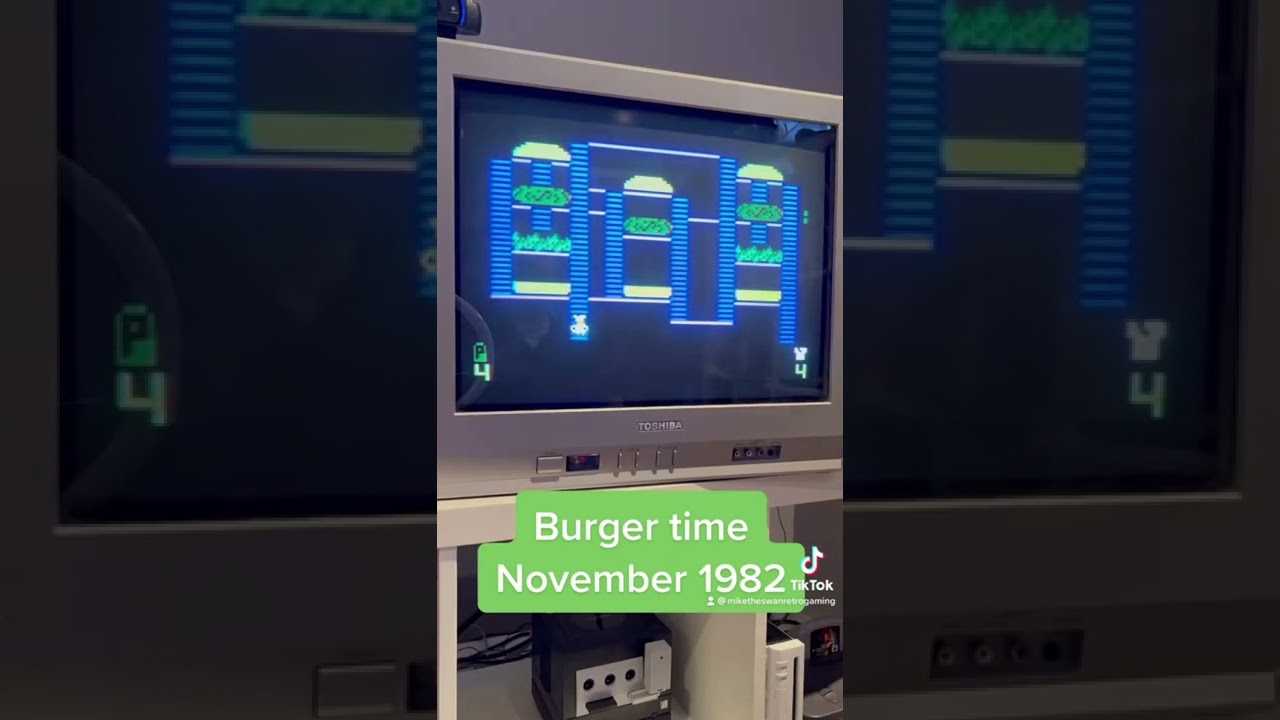 My first ever video game! #intellivision #burgertime #arcade #retrogaming