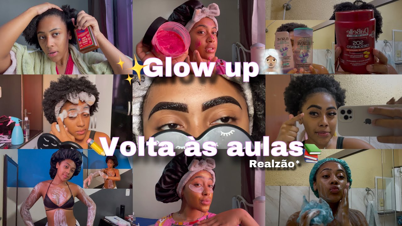 GLOW UP VOLTA ÀS AULAS 2025🧖🏽‍♀️📚 - spa day caseiro e realzão com tudo que tenho direito!💅🏾😙
