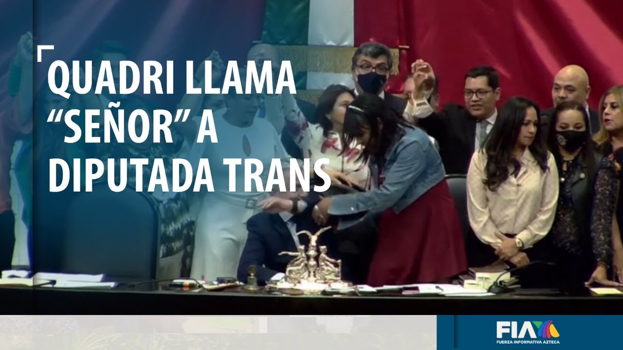 Quadri y diputadas trans de Morena protagonizan escándalo en Cámara de Diputados