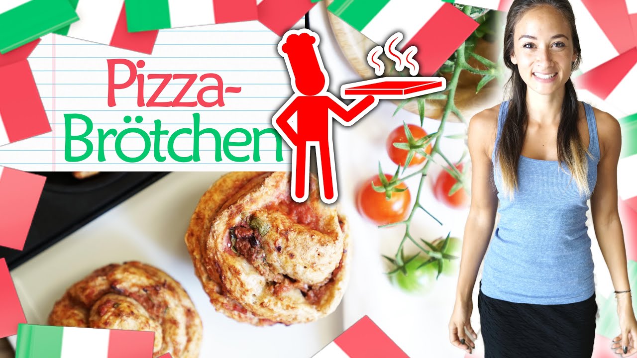 Gesunder Snack zum mitnehmen - Pizzabrötchen - Snack Ideen - Pizza selber machen - Gesundes Rezept