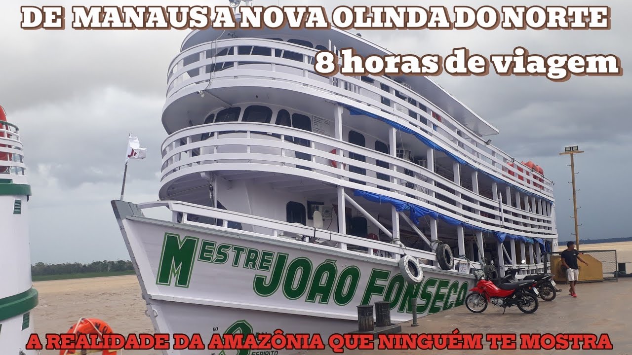 Viagem de barco|MANAUS a NOVA OLINDA DO NORTE 8 horas de viagem pelo rio madeira..