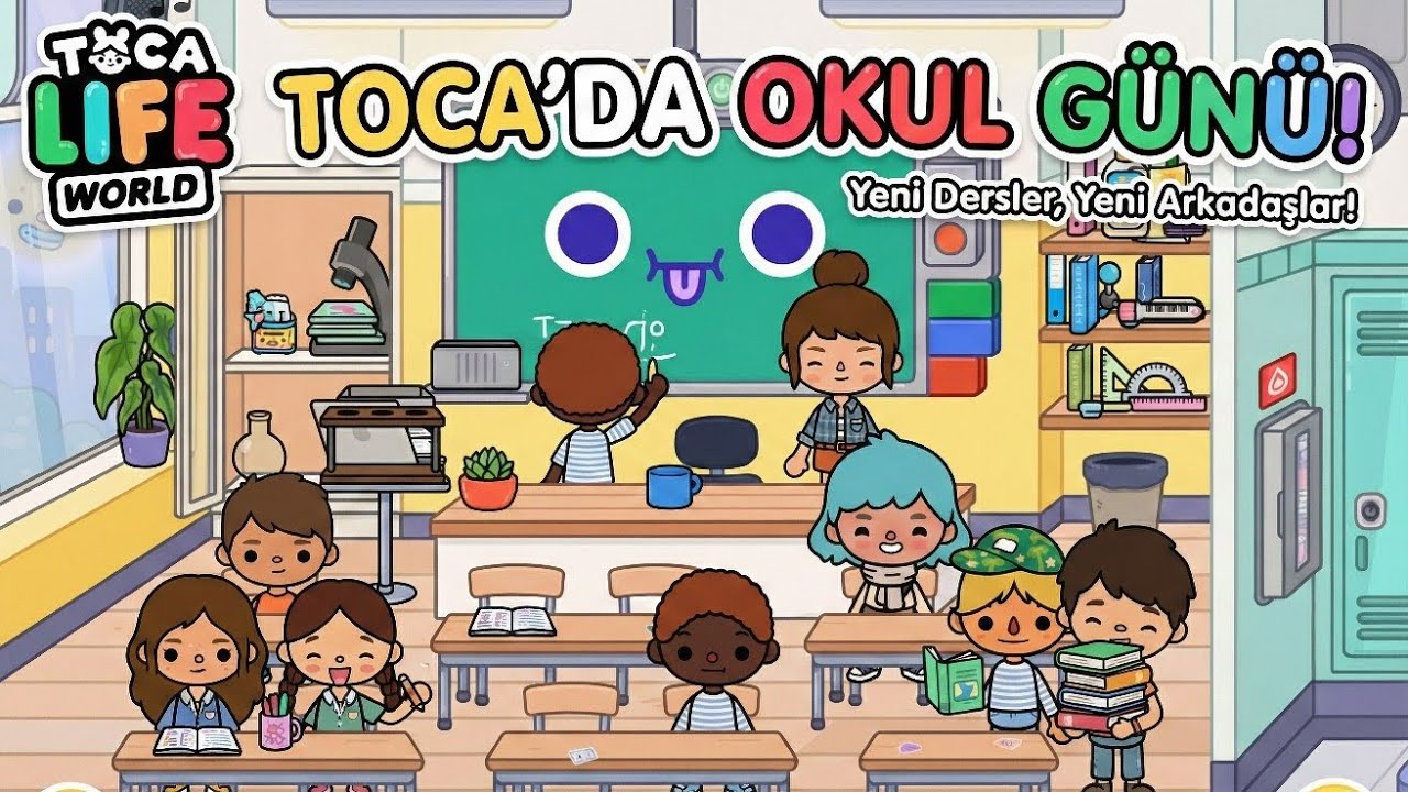 SINIFTA NELER OLUYOR? 😱 Toca World Okul Rutinim ve Sınıf Sırları! 🤫🏫