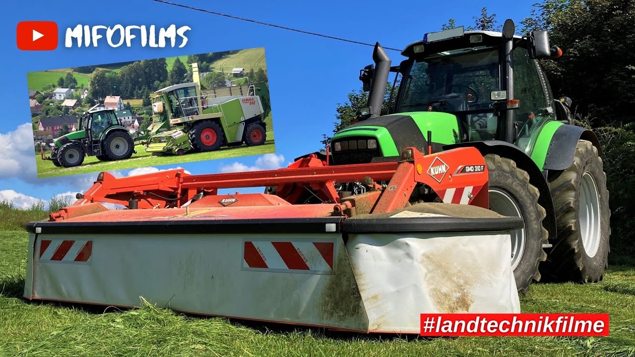 DEUTZ ALARM! Gro&szlig;einsatz mit Deutz Traktoren u. Bergmann Ladewagen zum 2. Schnitt | by mifofilms