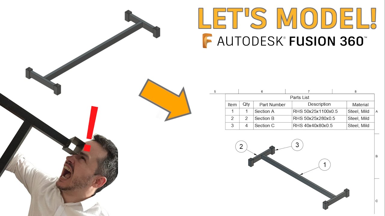 Let's Model! The RHS that jabbed my face  |  Autodesk Fusion 360  |  Tutorial (Beginner)