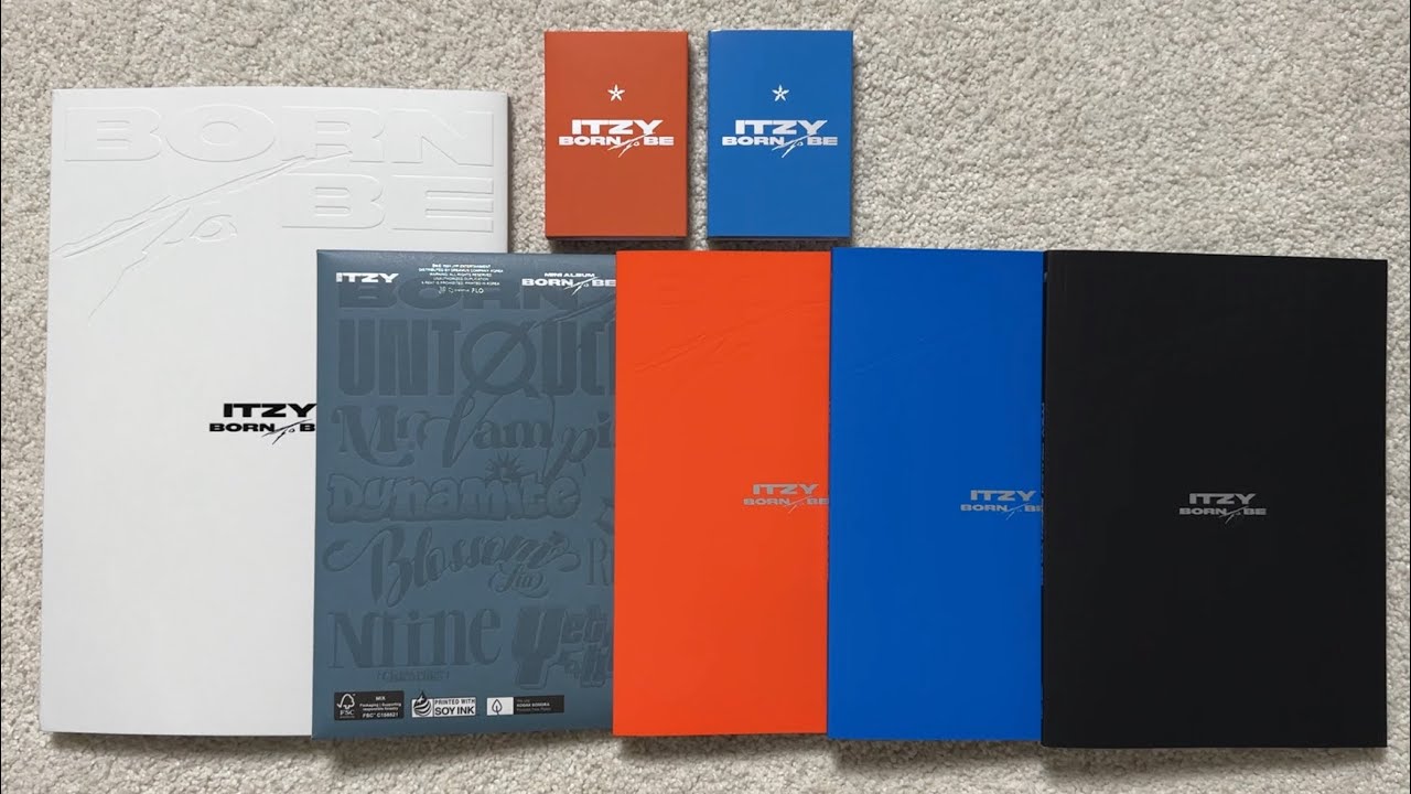 ♡Unboxing ITZY 있지 8th Mini Album Born To Be (Standard, Limited, Special & Platform Ver.)♡