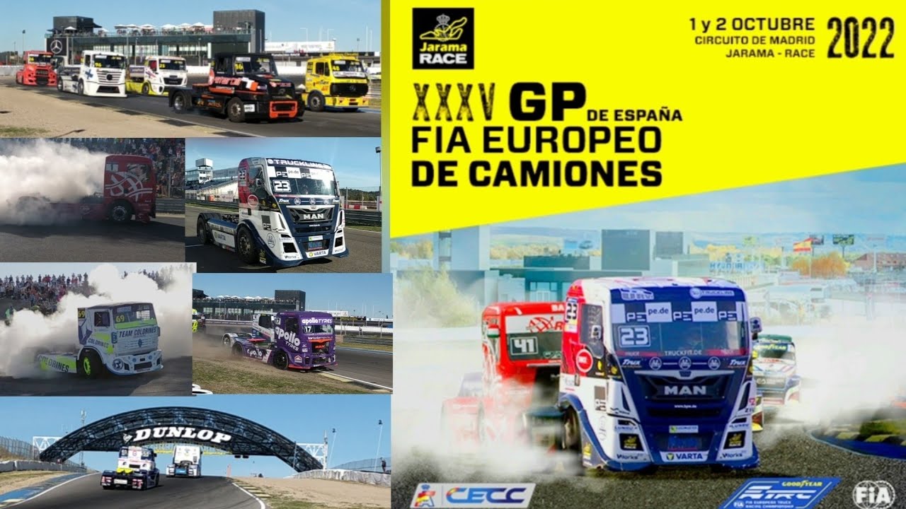 XXXV GP de España FIA Europeo de Camiones Circuito de Madrid Jarama RACE Carrera De Camiones 2/10/22