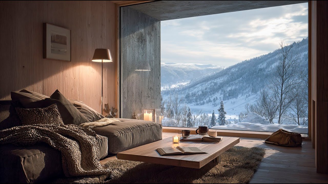 Snowfall at the Mountain Retreat | Relaxing Piano & Cinematic Calm