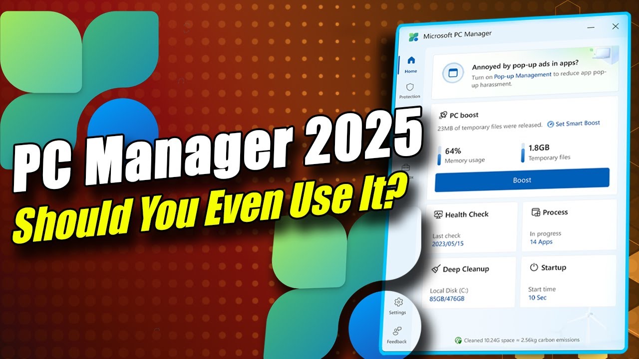 Почему Microsoft PC Manager &mdash; это маст-хэв в 2025 году! 🤞 (Бесплатный очиститель и оптимизатор Wi...