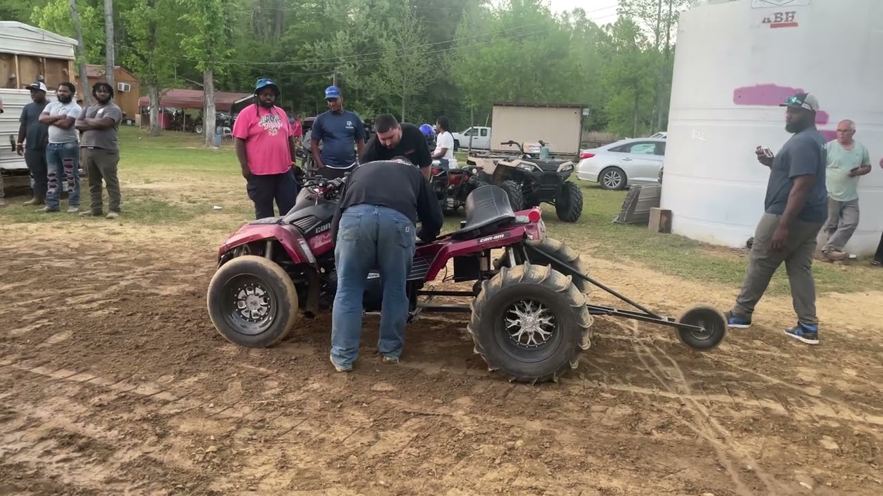 Nitrous Renegade vs Turbo Outlander #backyardmafia #atvracing #dirtking #racing #trending #abranch