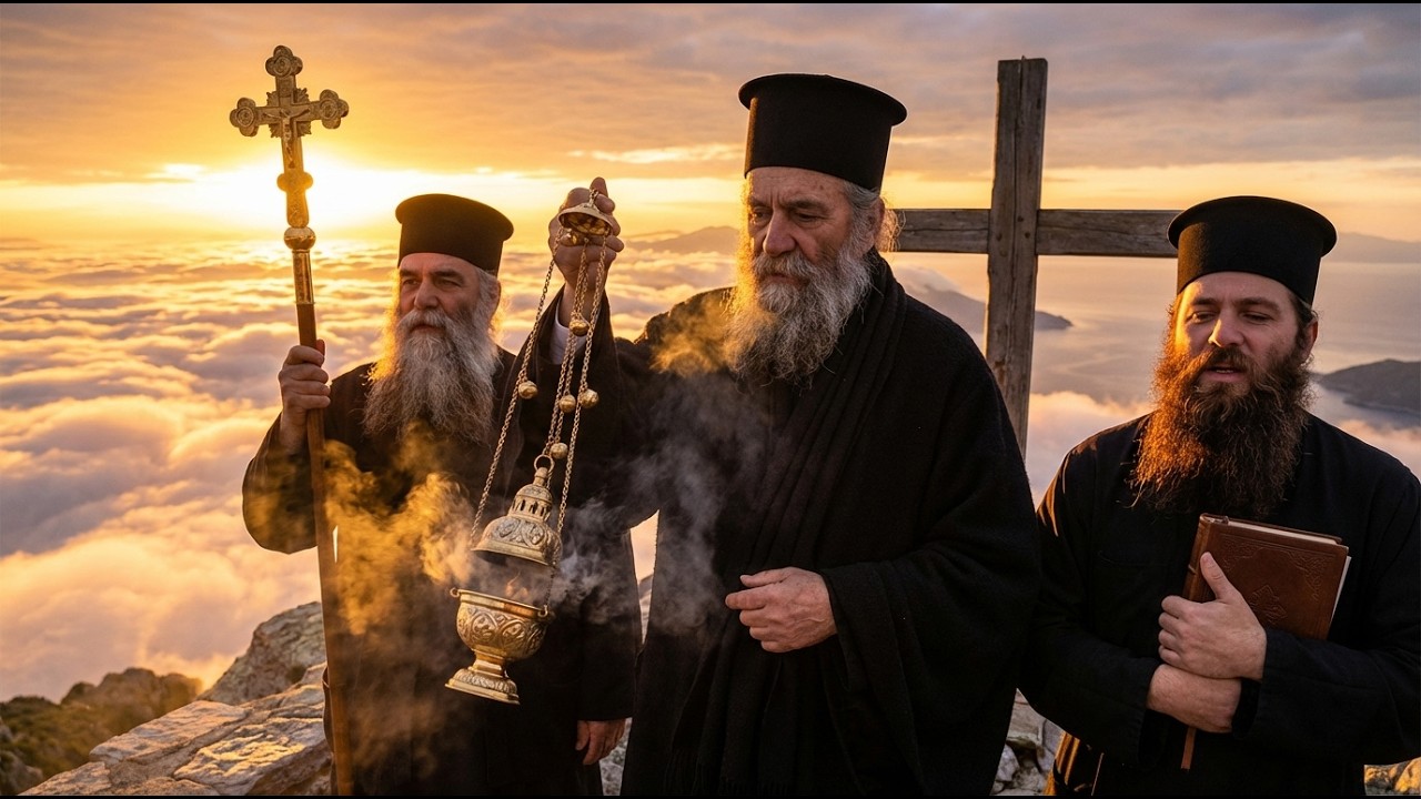 This Ancient Prayer Above the Clouds Brings Protection and Peace — Mount Athos Chant