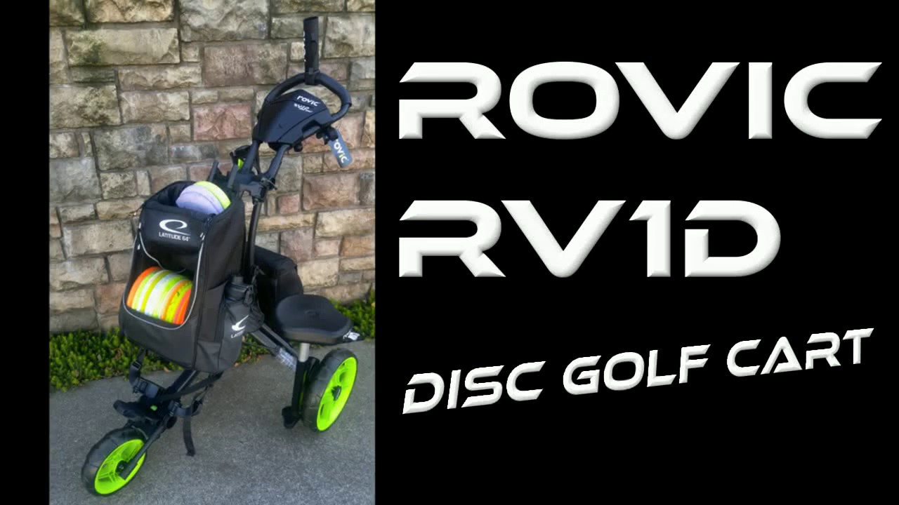 Rovic RV1D Disc Golf Cart Review - Disc Golf Nerd