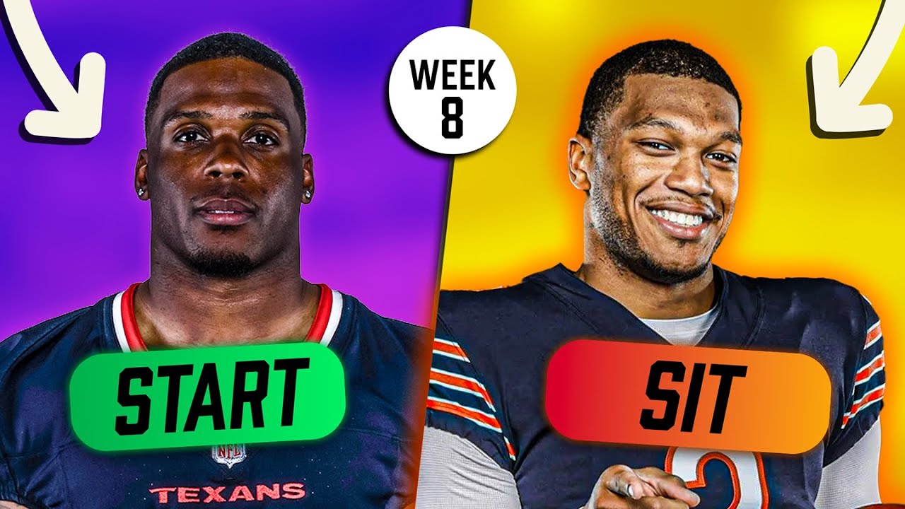 START or SIT For Every RB & WR - Week 8 Fantasy Football