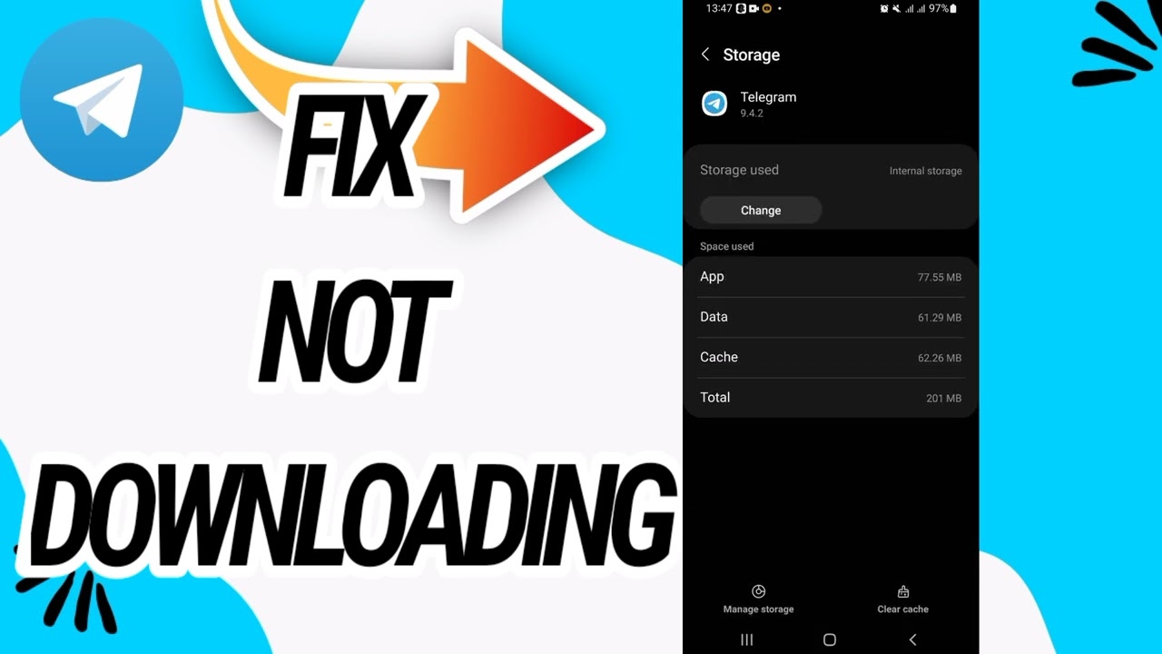 How To Fix And Solve Not Downloading On Telegram App