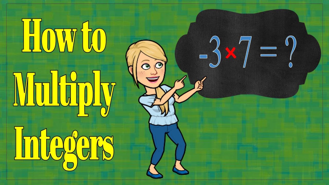 How to Multiply Integers - The 2 Rules for Success | 7.NS.A.2 💚