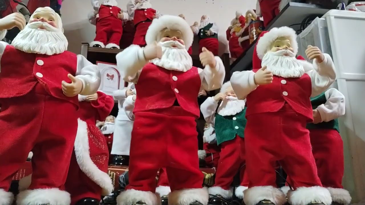 rock a long rockin Christmas time Santas