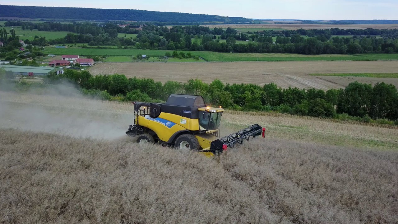 Moisson 2017 : Claas LEXION 780 / New Holland CR 980