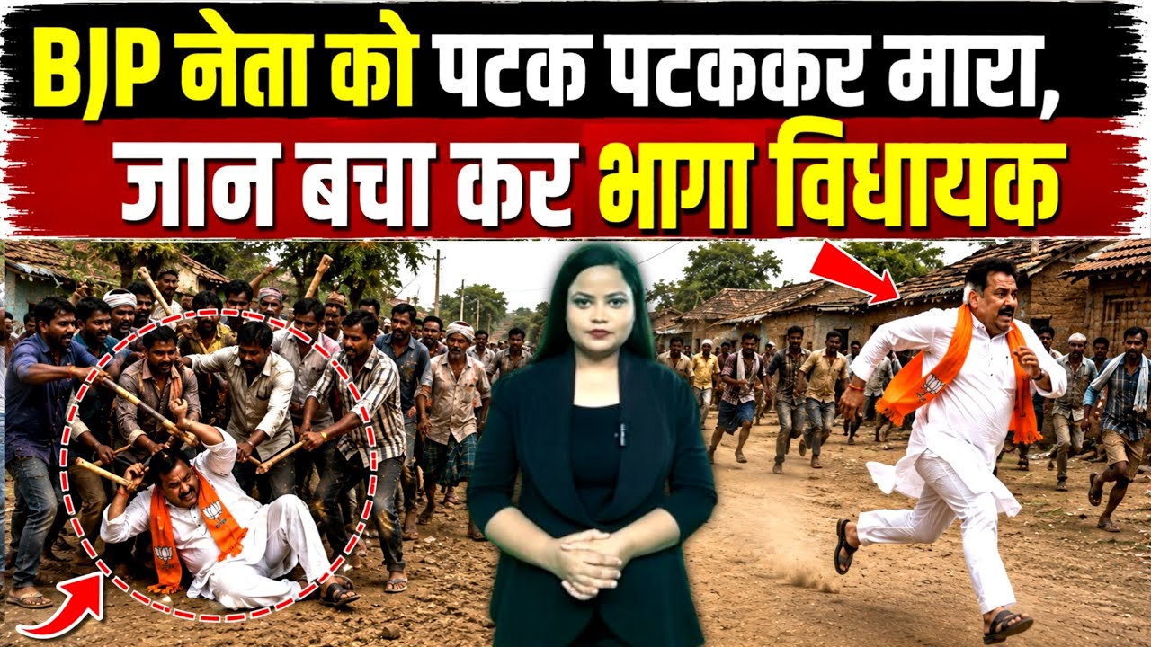 Vaishali में BJP नेता Sanjay Kumar को पटक पटककर मारा, जान बचा कर भाग विधायक | Sanjay Singh beaten |