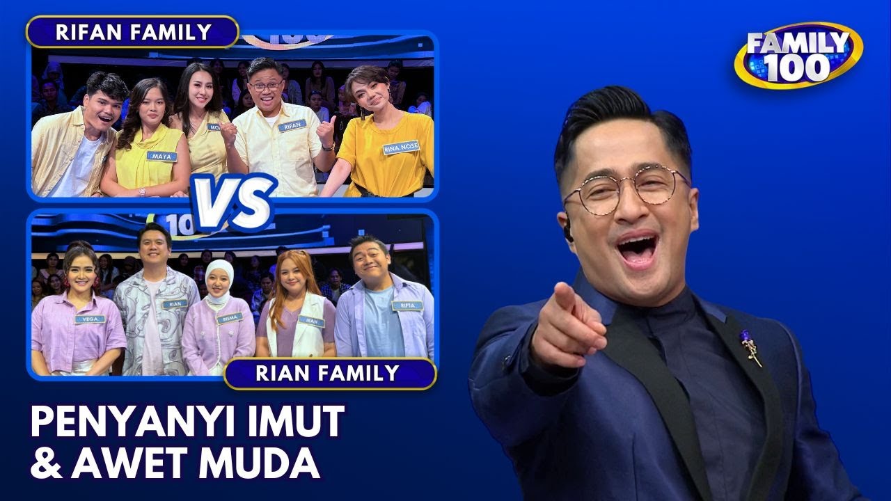 Ini Dia Penyanyi Wanita yang Imut & Awet Muda Menurut Rinos & Vega - Family 100 (7/10/24)