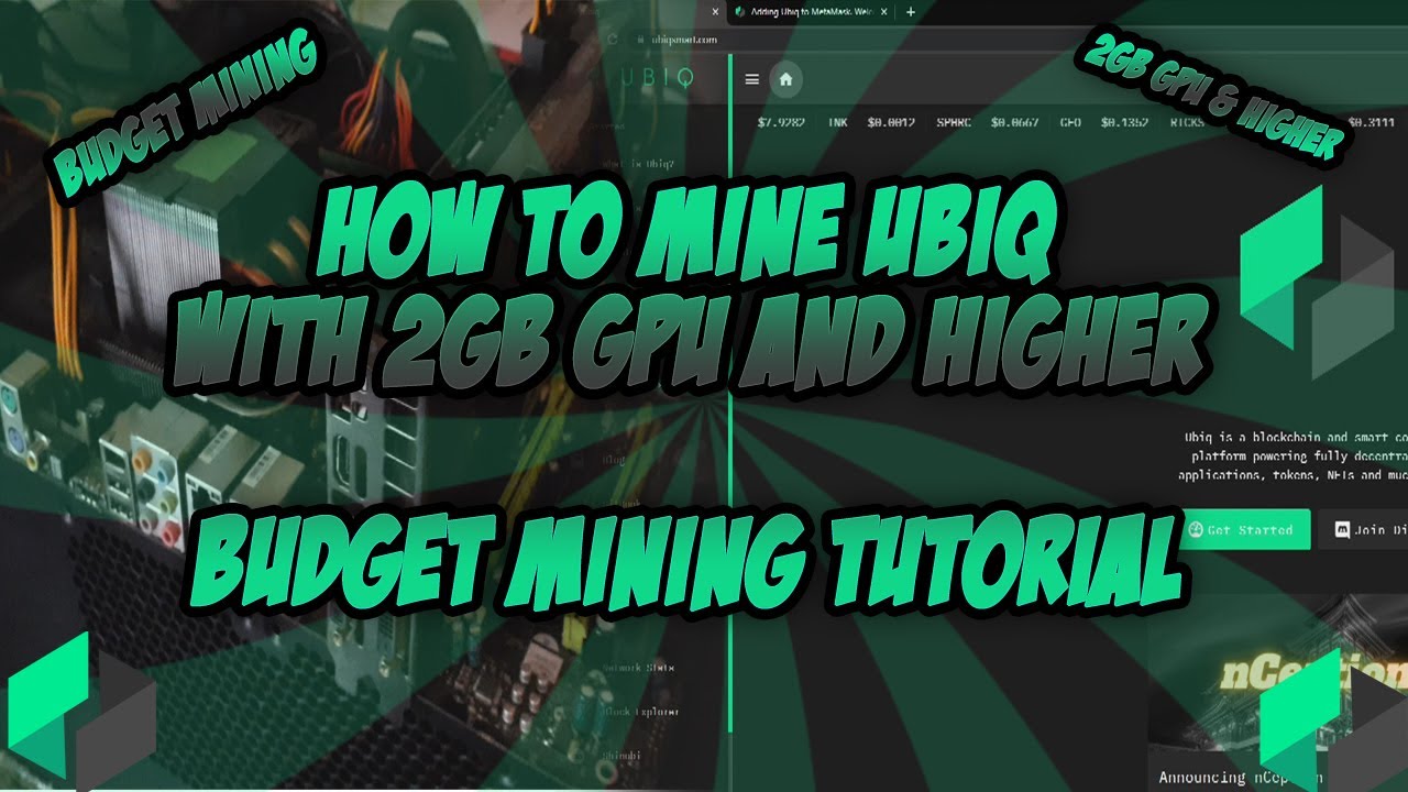 How to Mine UBIQ with 2GB GPU and Higher | Budget Mining Tutorial 2022 | 2GB GPU Mining | Windows