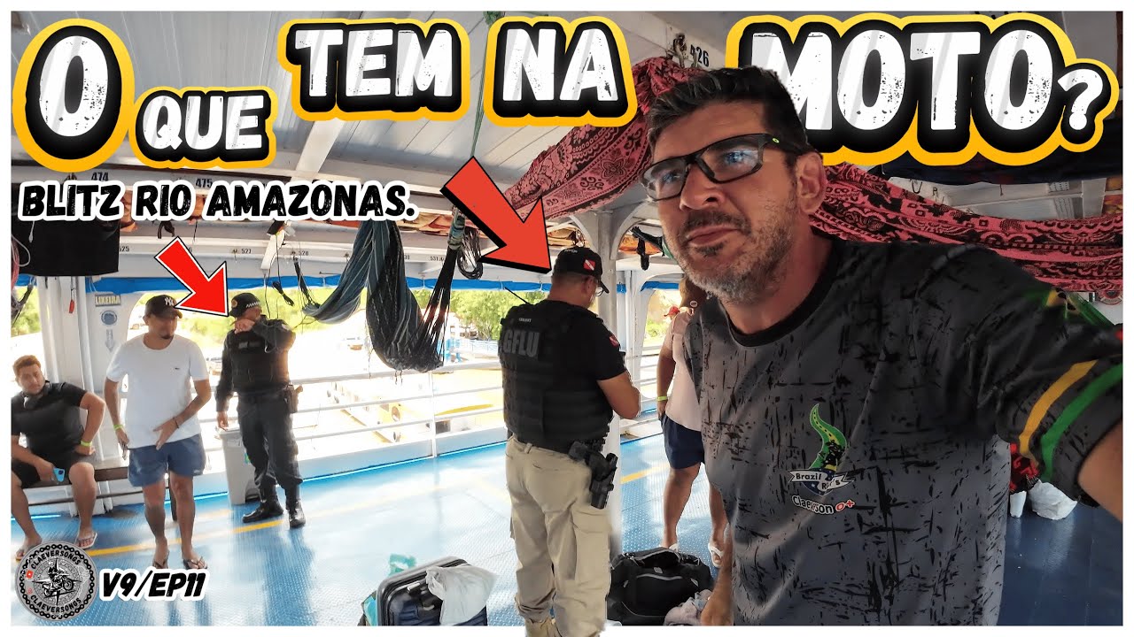 SOZINHO VC FICA COM MEDO,TEMPESTADE no MEIO do RIO AMAZONAS e BLITZ no BARCO,36HORAS RIO A ABAIXO.