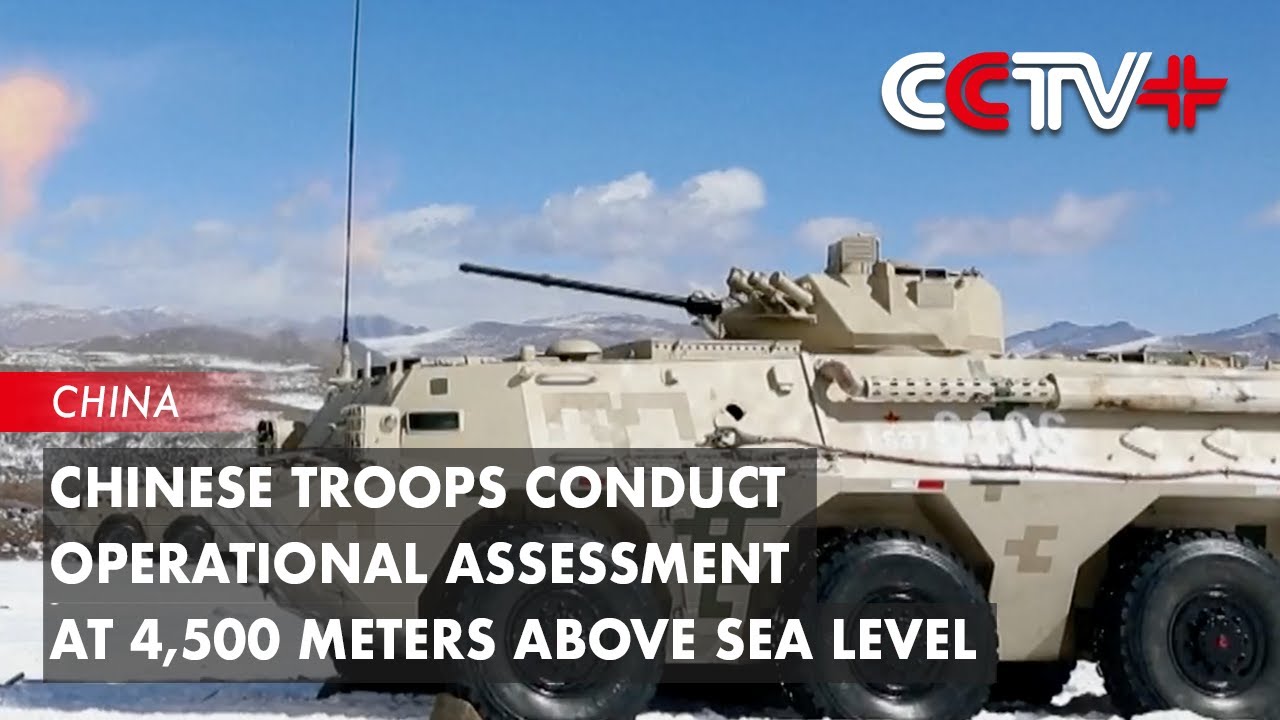 Chinese Troops Conduct Operational Assessment at 4,500 Meters Above Sea Level
