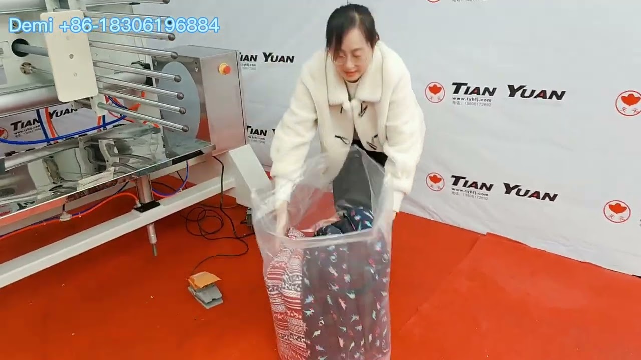 HFD-6000 Horizontal compress packing machine for cushion,pillow,padding mat