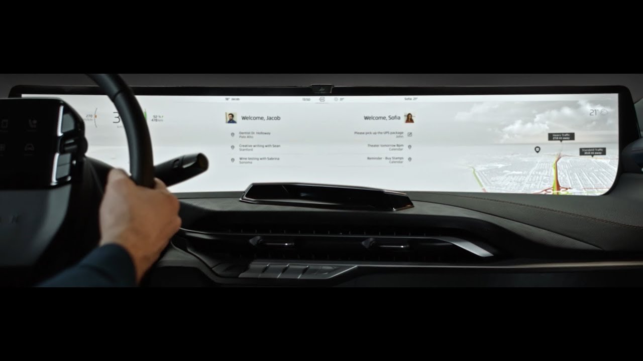 BYTON M-Byte User Interface - Welcome to our digital lounge