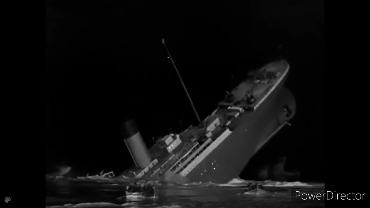 Titanic 1953 final plunge (remastered audio)