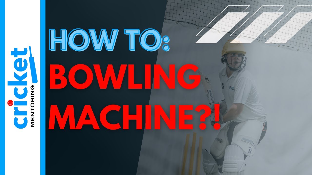 HOW TO USE A CRICKET BOWLING MACHINE | THE BASICS