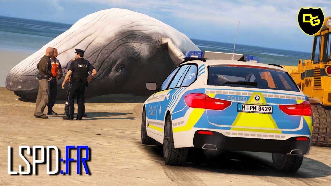 Gestrandeter Wal - GTA 5 LSPD:FR #239 - Daniel Gaming