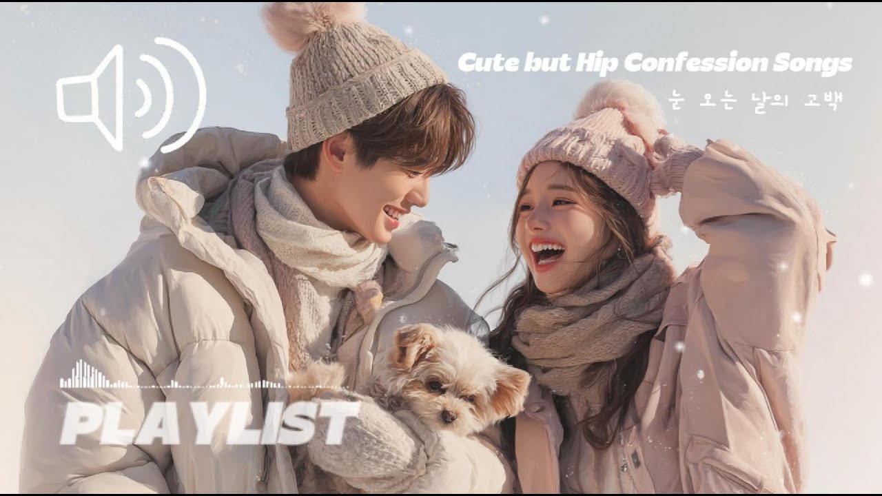 귀엽게 힙한 고백 playlist ❄️ | 사랑스러운 겨울 커플 노래들 | 카페·작업용 | Cute & Playful Winter Love Songs | 광고없음 | 8시간연속재생