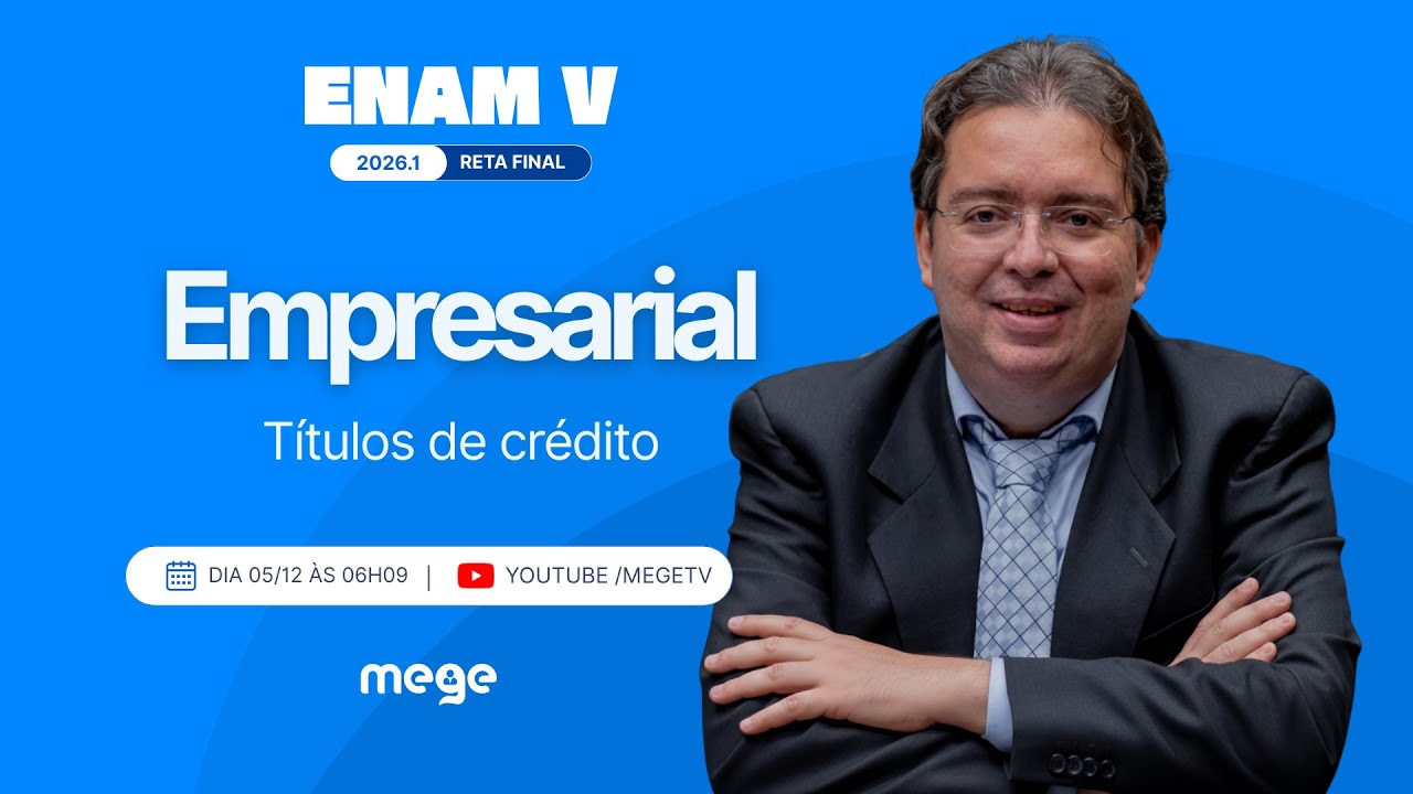 ENAM V 2026.1 (Empresarial - Títulos de crédito)