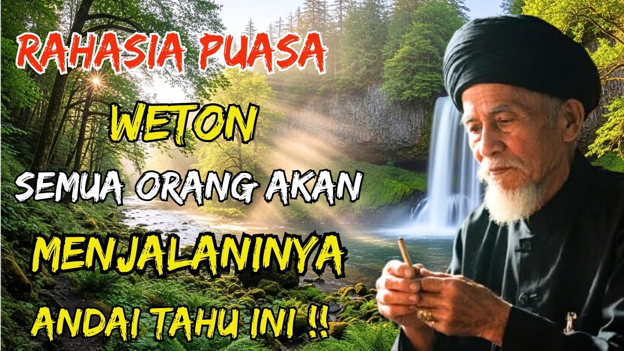 Weton Terpilih !! SEMUA ORANG AKAN MELAKUKAN PUASA WETON SETELAH TAHU RAHASIA INI!