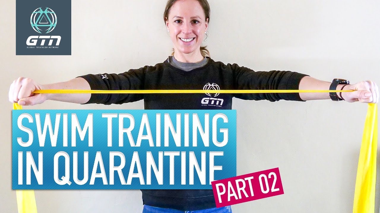 How To Train For Swimming At Home Pt. 2 | Band & Swim Chord Training Exercises