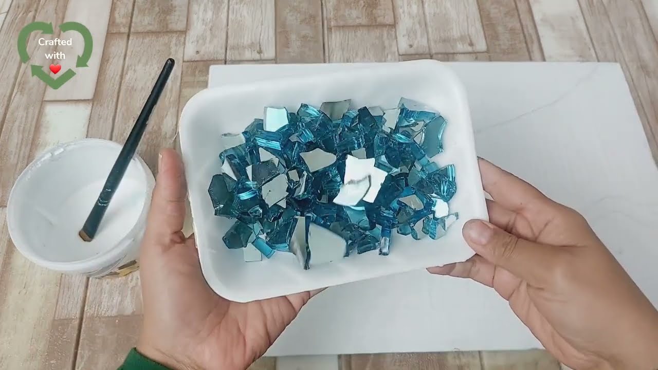 حطيت الازاز المكسور مع النشارة ♻️ وعملت بيهم أحلى فكرة 📆 نتيجة عام ٢٠٢٤