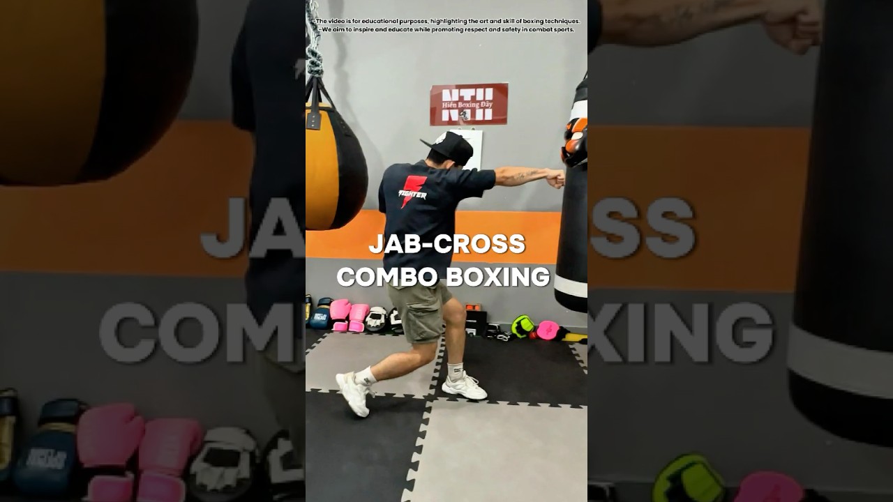 Perfect Your Jab-Cross Combo in Boxing 🥊 #JabCross #BoxingWorkout #BoxingTips #BoxingComb