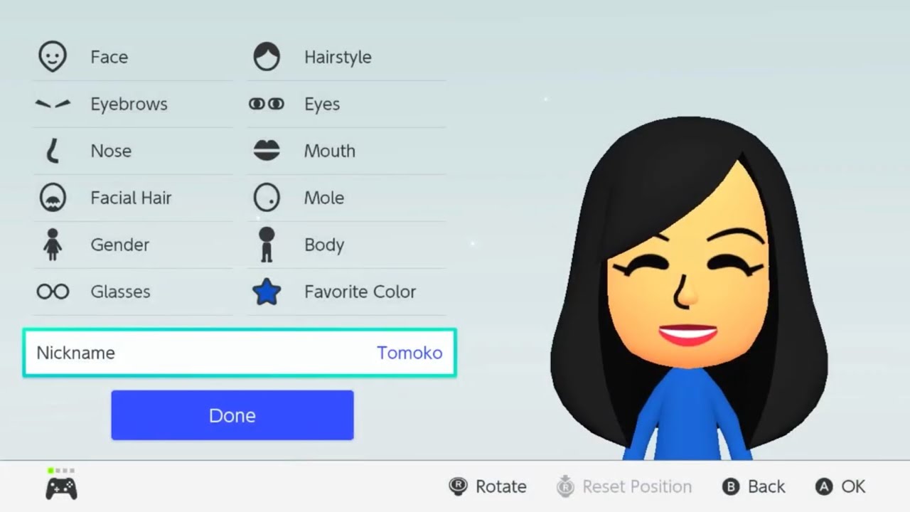 How to make a Tomoko Tomoko mii (Tomoko Desu / Tomoko Bowie)
