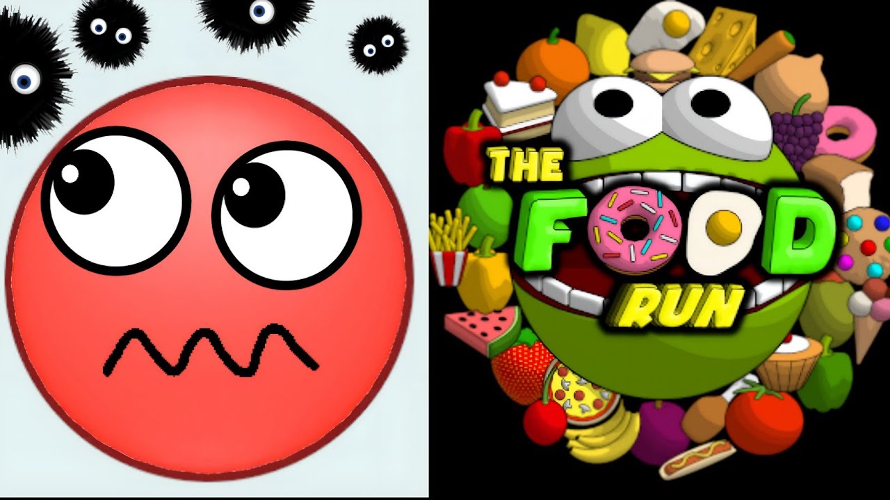 Hide Ball Vs Food Run - Up To Max Level SpeedRun Gameplay 😱