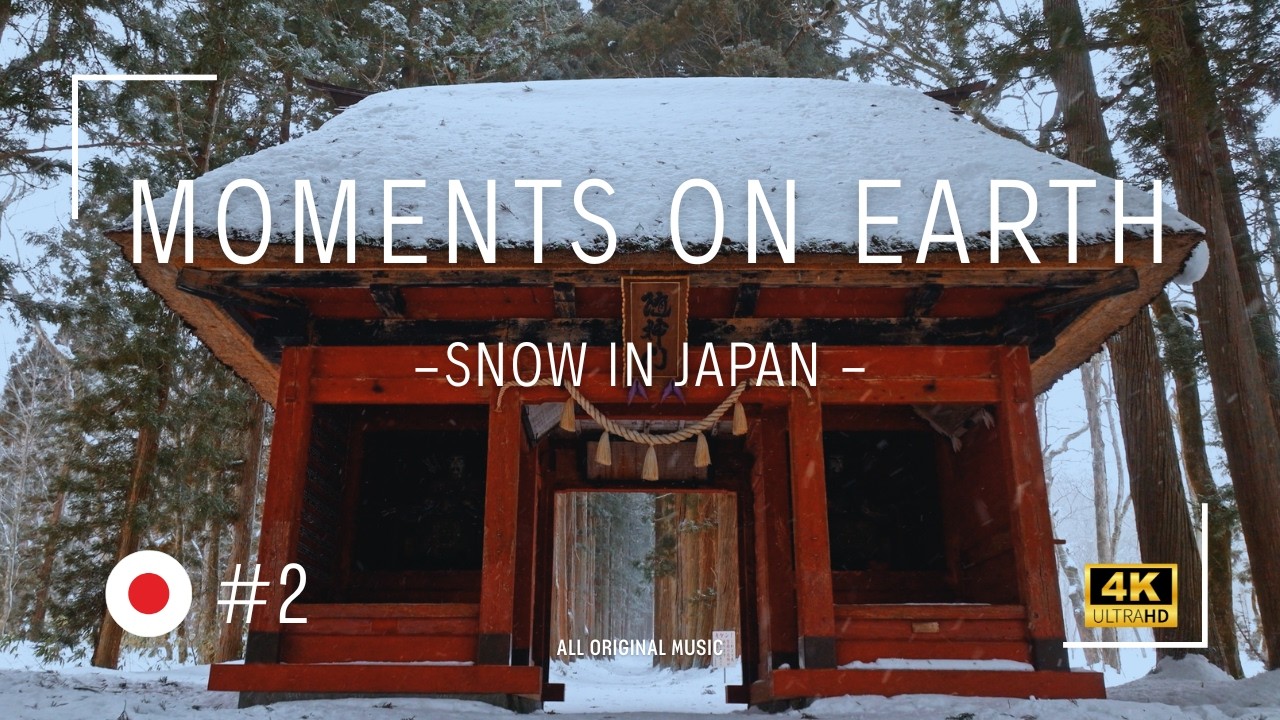 Snow in japan# 2 | Japan inspired Music [4K]