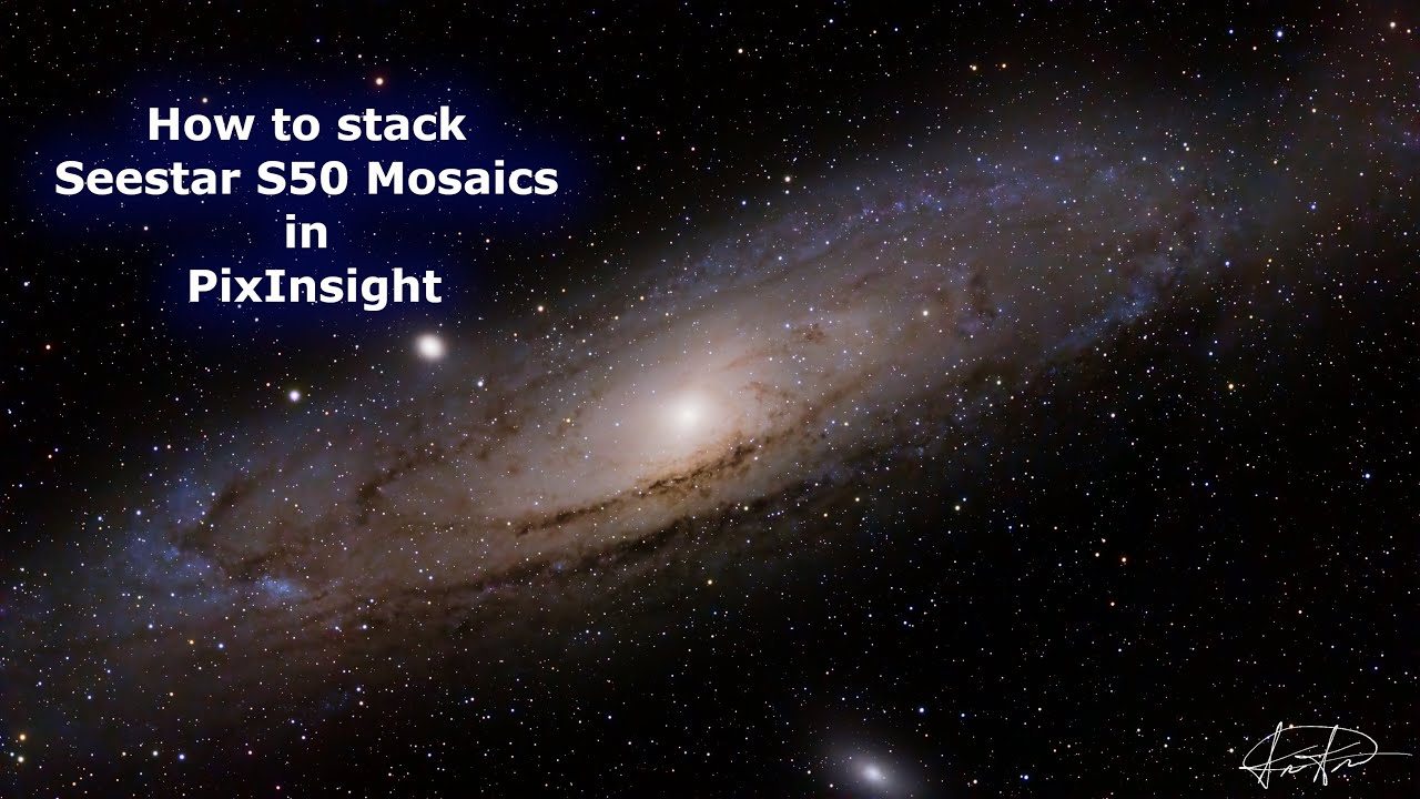 How to stack Seestar S50 mosaics in PixInsight