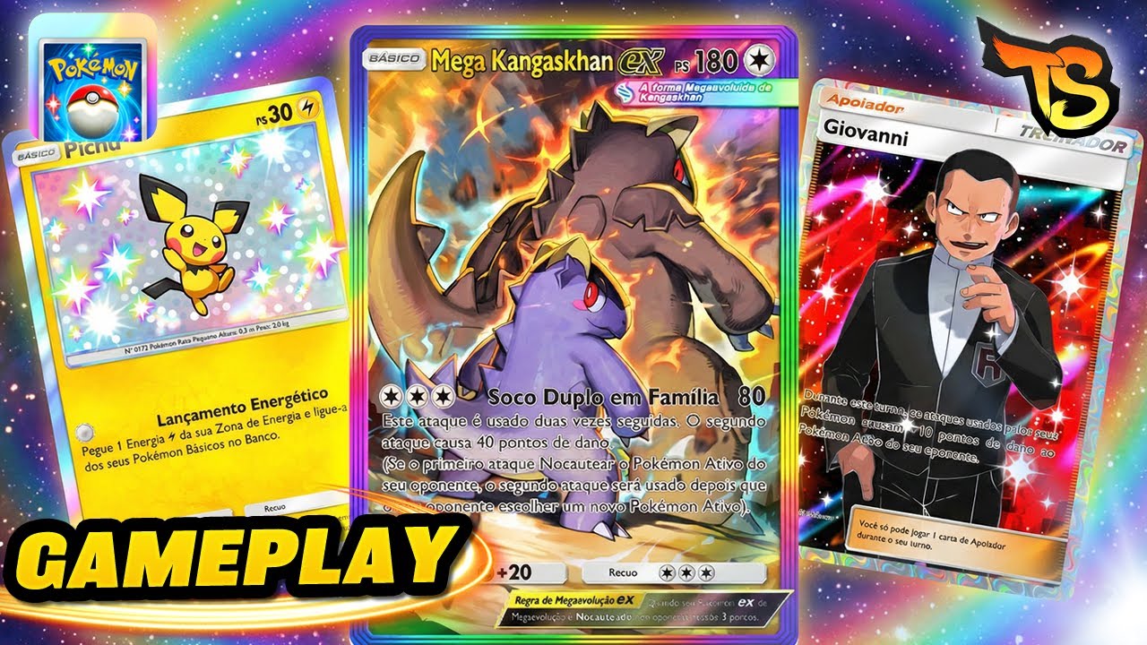Deck Mega Kangaskhan ex BATE DUAS VEZES, 2 PONTOS por turno no Pokémon TCG Pocket!