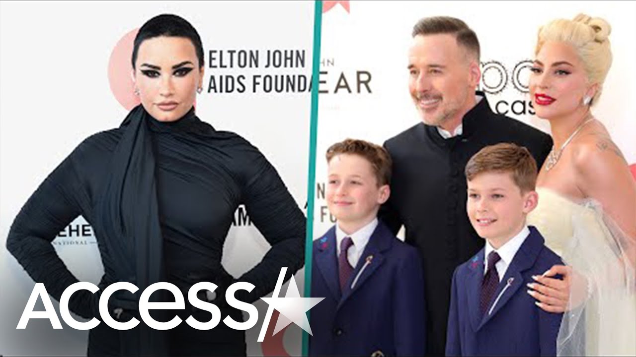 Elton John's Sons Look All Grown Up Posing Alongside Godmother Lady Gaga