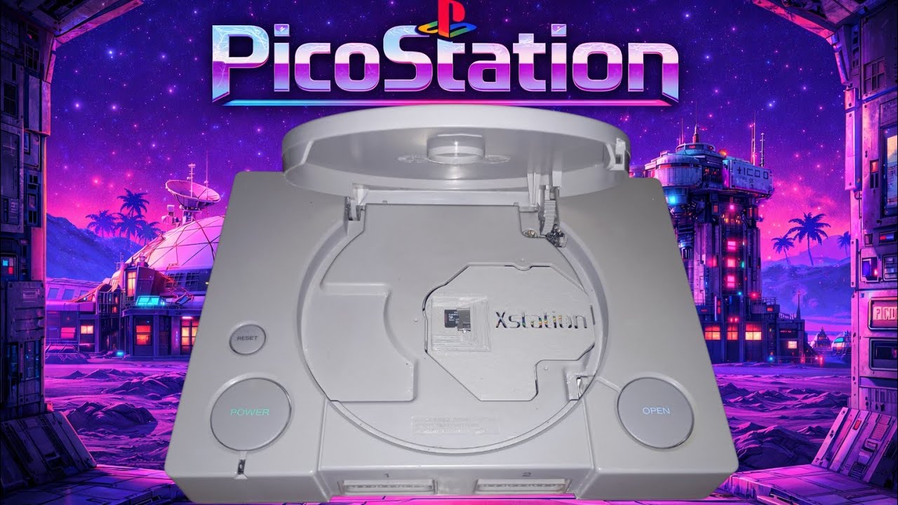 Picostation revive tu vieja PS1 y juega desde una micro SD 
