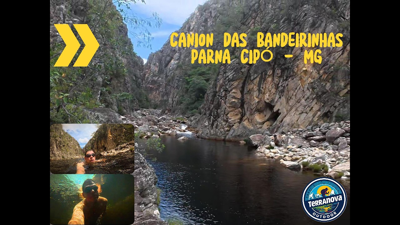 Canion das Bandeirinhas PARNA CIPÓ - MG