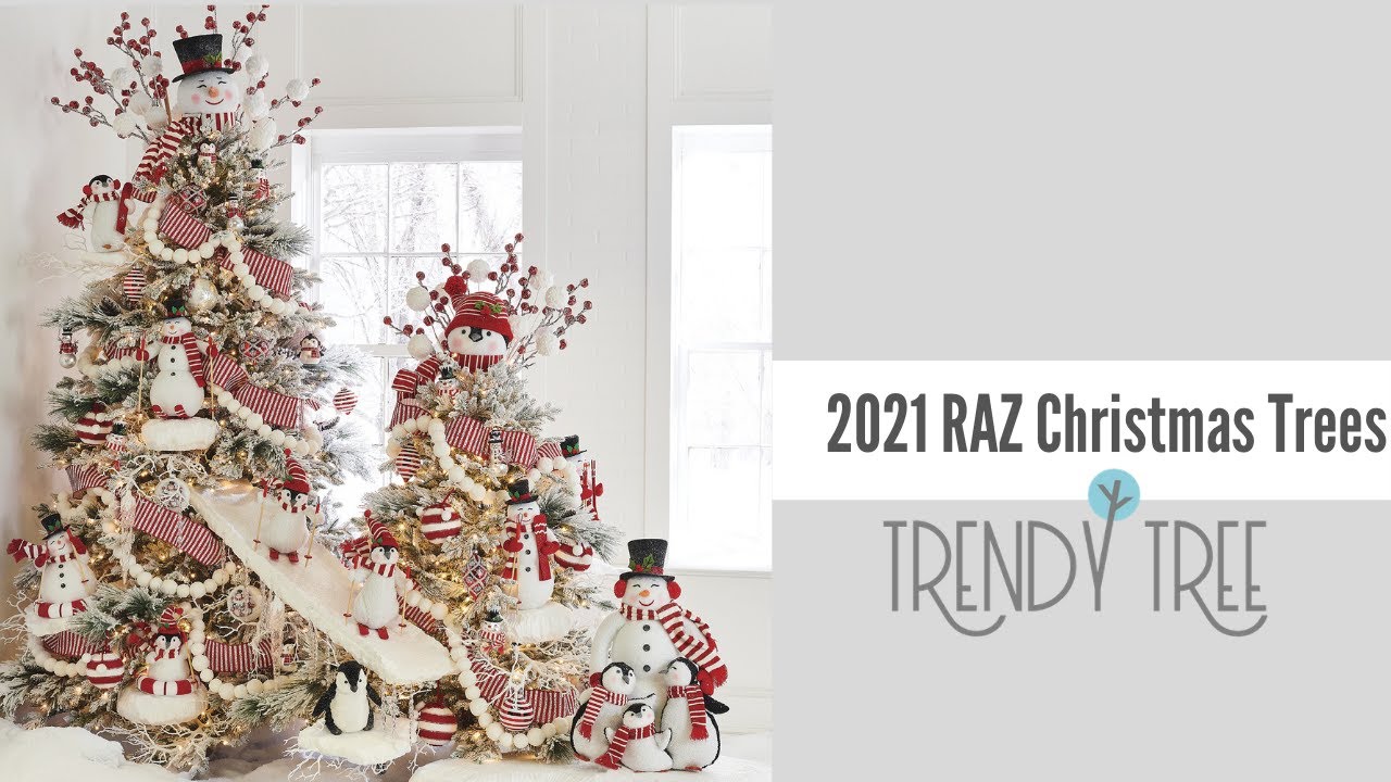 Quick Look at the 2021 RAZ Christmas Trees Presented by Trendy Tree