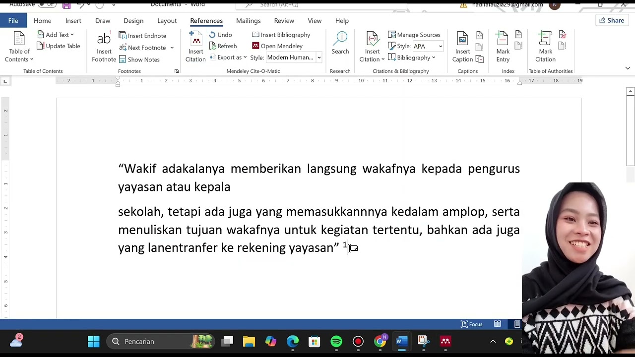 Tutorial menggunakan aplikasi mendley