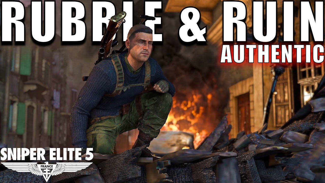 SNIPER ELITE 5 AUTHENTIC Mission 8 Rubble & Ruin SPEEDRUN