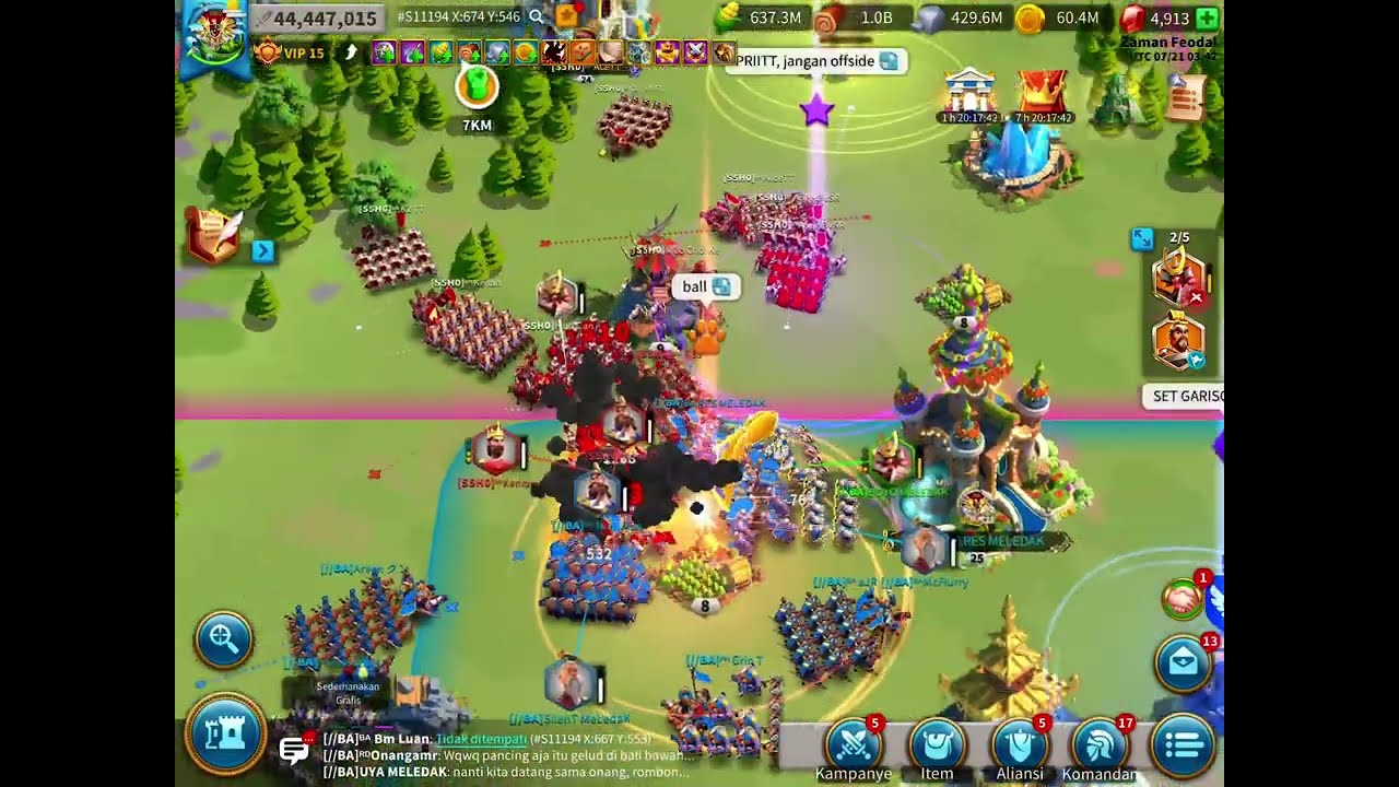Ft BOYO MELEDAK War Kingsland #1 Rise Of Kingdom Indonesia #riseofkingdoms #rokindo #indonesia