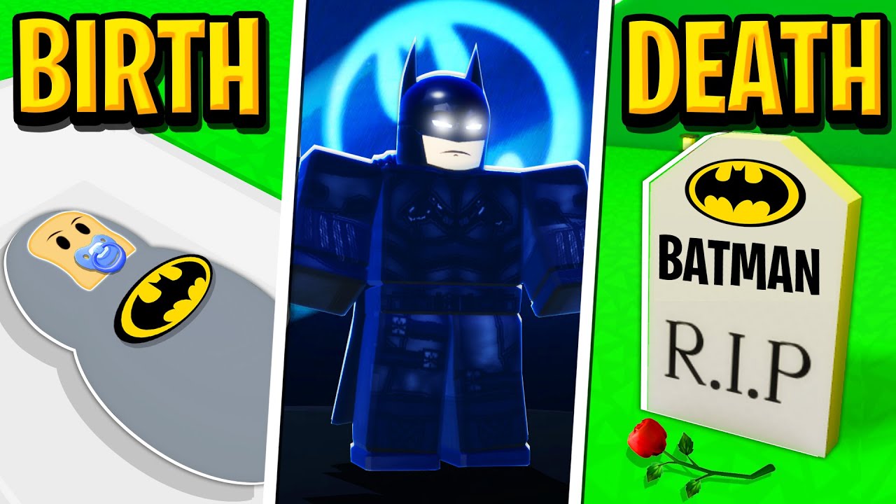 Birth To Death of BATMAN in Roblox BROOKHAVEN RP!!