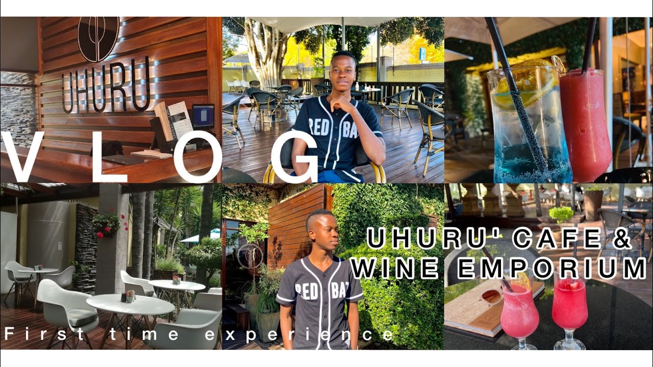 V L O G: Exploring a Polokwane Restaurant, U H U R U  CAFE’ WINE EMPORIUM |  Cocktails 🍹| Rating.